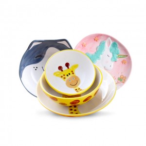 Mr. huolang Cute Pet Porcelain Bowl