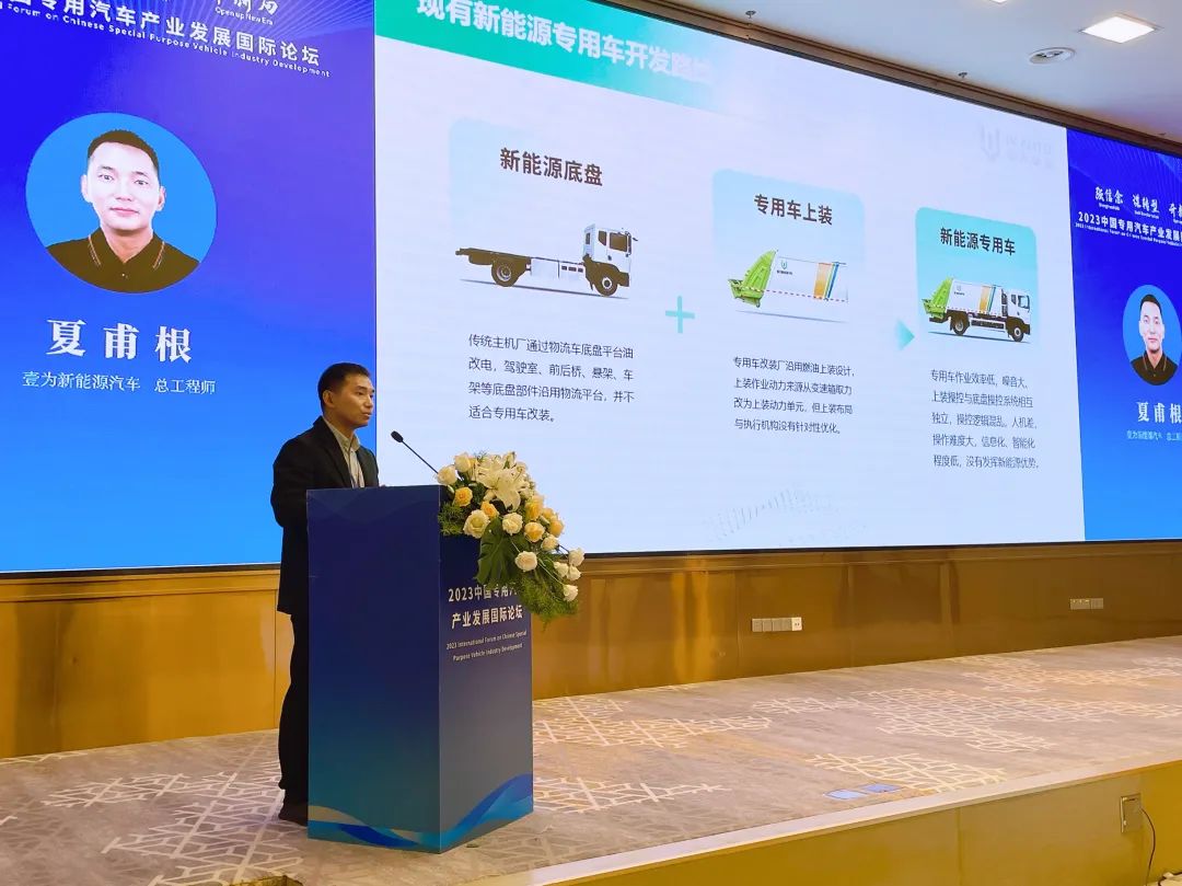 Yiwei ఆటో 2023 చైనా స్పెషల్ పర్పస్ వెహికల్ ఇండస్ట్రీ డెవలప్‌మెంట్ ఇంటర్నేషనల్ ఫోరమ్‌లో పాల్గొంటుంది