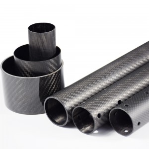 Manufacturer for Carbon Fiber Threaded Tubes - Large Dimater Carbon Fiber Tubes cnc Cutting High Strength Strong Carbon fibber tubes – Snowwing