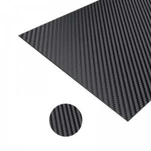 China Factory Oem 1k 2k 3k hard carbon fiber sheet high temperature resistant carbon fiber sheet