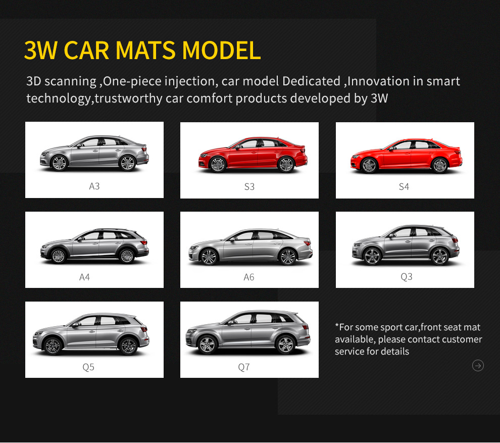 TPE Car Mat For Audi3