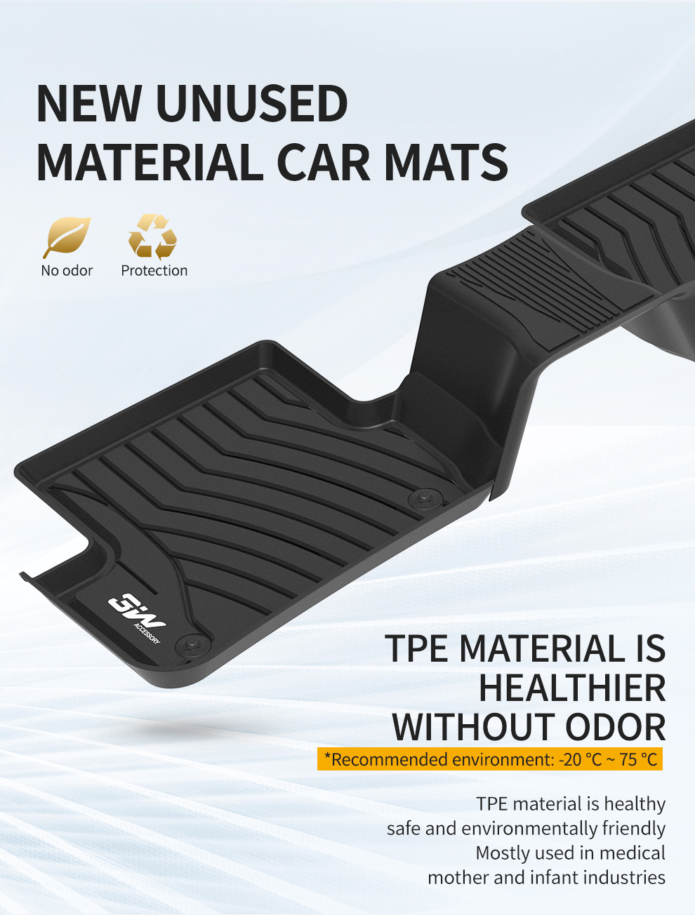 TPE car mat for Benz5