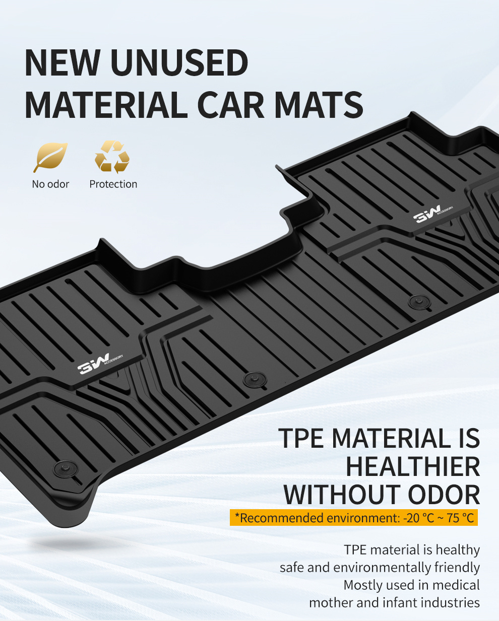 TPE car mat for Honda5