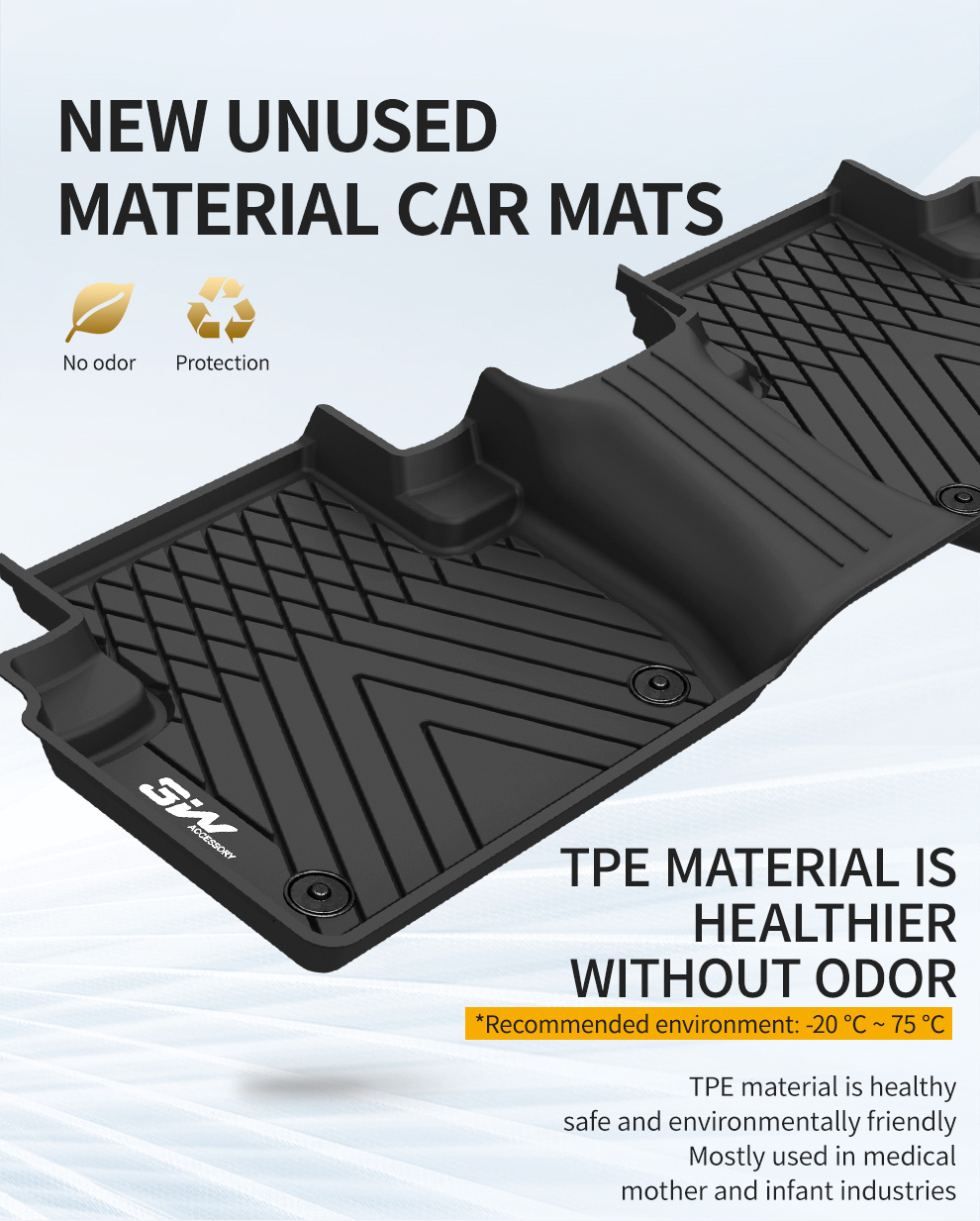 TPE car mat for Mitsubishi5