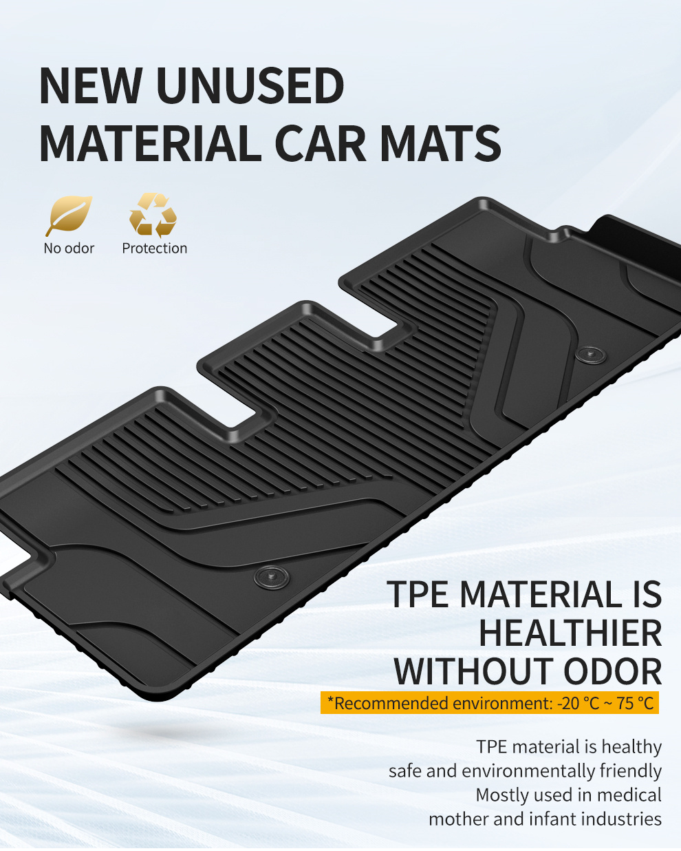 TPE car mat for Tesla5
