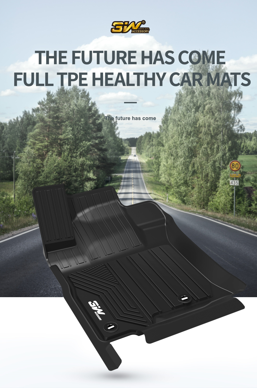 TPE car mat for Toyota4
