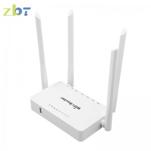 300mbps 2.4G wireless 4 antennas wifi wireless router for Home Office Usage