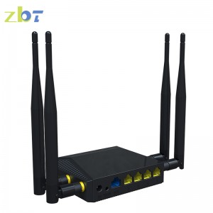 4G LTE 300Mbps 2.4G plastic case watchdog wireless Router for HomeOffice usage