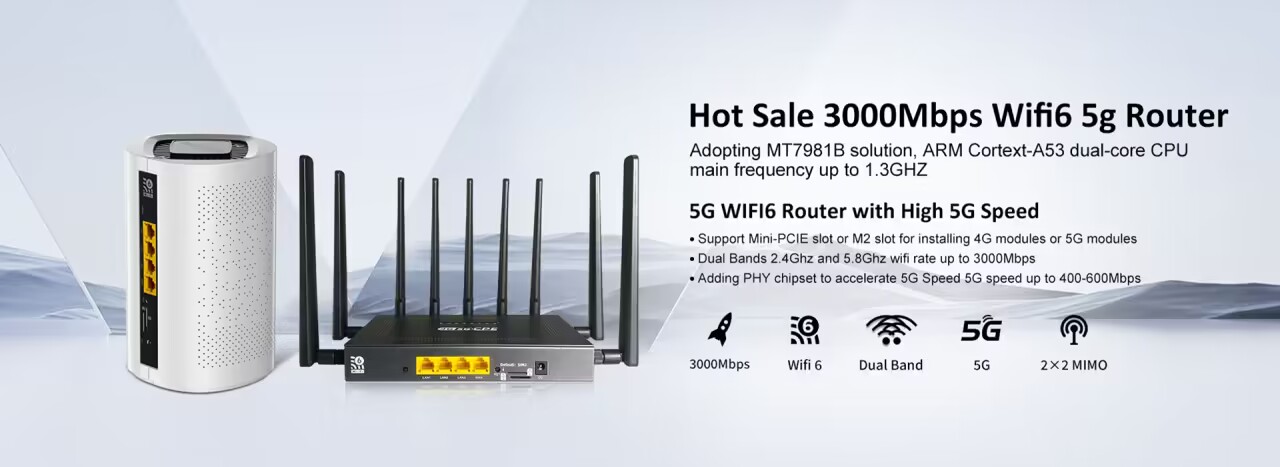Hot Sale 3000Mbps Wifi6 5g Router