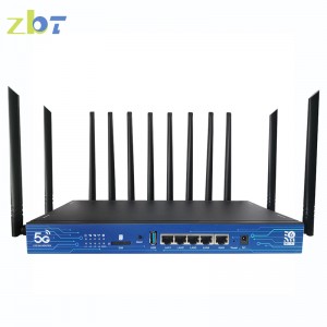Factory Price For 5g Lte Router With Sim Card Slot - 4G 5G Mesh WIfi 6 3600Mbps dual bands router with 5*Gigabit Ports IPQ8072 Chipset with industrial metal case – Zhitotong