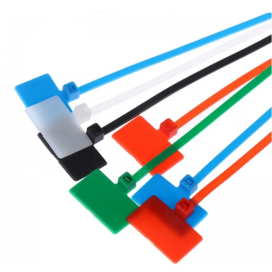 Attache de câble en nylon homologué UL avec marqueur