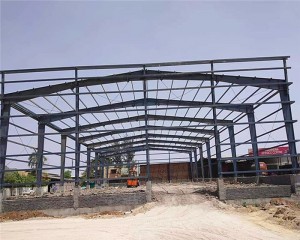 Oficina de estrutura de aço leve na Índia
