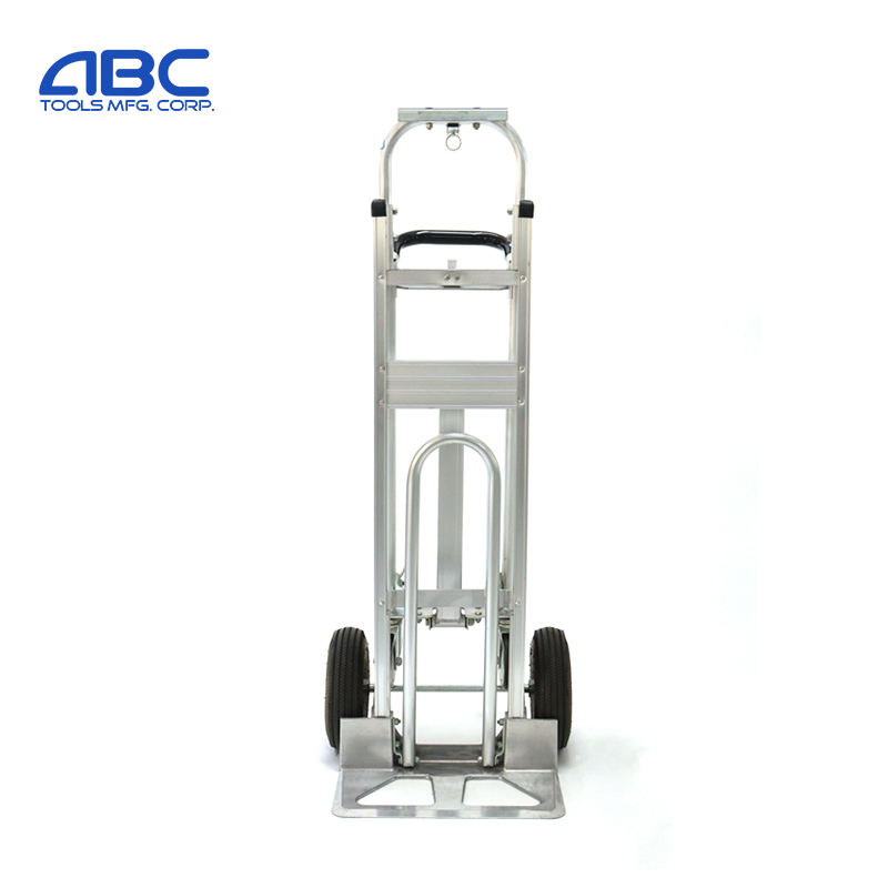 3v1 konvertibilní hliníkový plošinový ruční sklápěcí vozík s pneumatickými koly