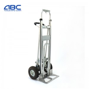 Lowest Price for Shelf Display Rack - 3 in 1 convertible aluminum platform hand tilt truck with pneumatic wheels – ABC TOOLS