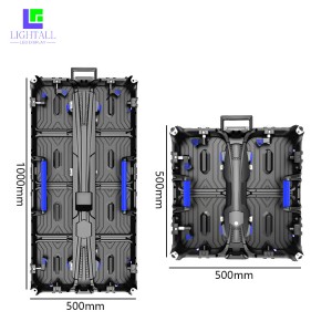 Seri F Lightall Rental LED Display Panel 500x500mm