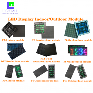 Endoma P2.5 LED Modulo 160x160mm Panelo Gvidis Montri Modulon LED Ekrano