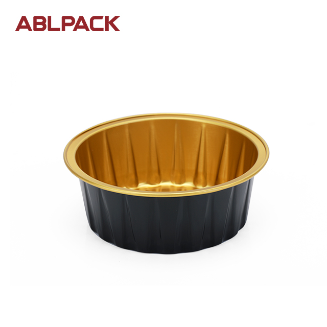 ABLPACK 90ML/3OZ Round shape Ramadan use aluminum foil baking cups with PET lids