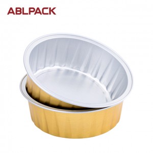 ABLPACK 100 мл / 3,3 унции алюминиевой фольги ПЭТ пищевой контейнер с герметичными крышками