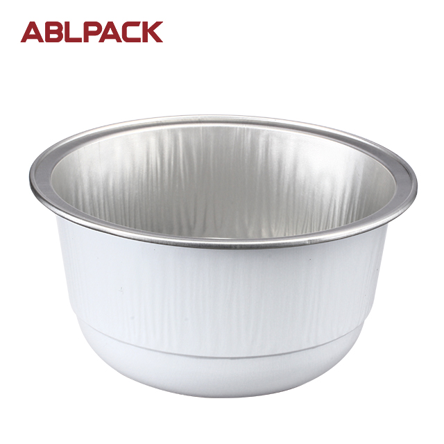 ABLPACK 150ML/5OZ  Round shape aluminum foil baking cups with plastic lids
