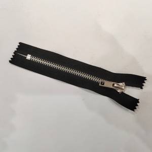 Sliver Zipper 5# Metal Aluminium Meno Zip C/E