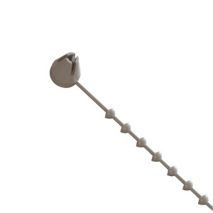 Vezice za kabele s perlama, sigurnosne vezice s perlama, igla za zaključavanje |Accory