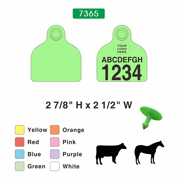 Malaking Insured Ear Tag 7365, Tamper Proof Ear Tag |Accory