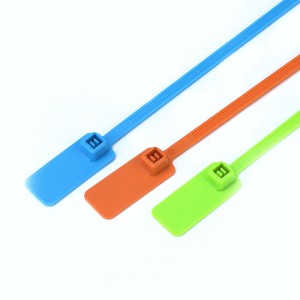 1” x 5/8” Flag Cable Tie Marker, 6 ka pulgada nga Wrap |Accory