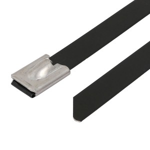PVC Coated Ball Lock Cable Ties, PVC Coated Stainless Steel Cable Ties, Cable Ties Stainless Steel |Accory