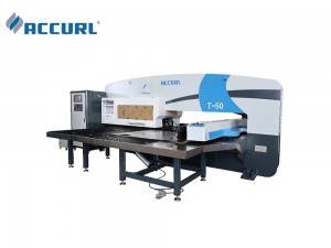 ACCURL CNC Turret Punching Machine MAX-T-50 ton for Sheet Metal CNC Punch Press Manufacturers