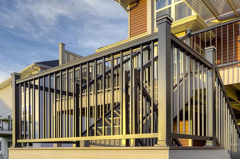 Aluminum Post Handrail Powder Coated Balustrade System Featured Image