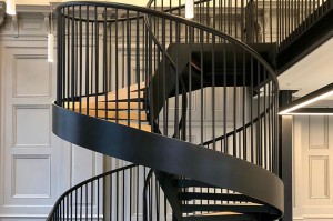 Metal Anti-Rust Steel Spiral Staircase for Small Space