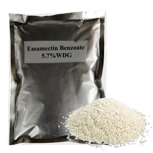 Skadedyrsbekæmpelse flydende kemisk produkt agrokemikalier og pesticider Emamectin Benzoate 5,7%WDG til bomuld