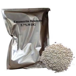 Agrochemicals mankhwala ophera tizirombo China Emamectin Benzoate 5.7%WDG