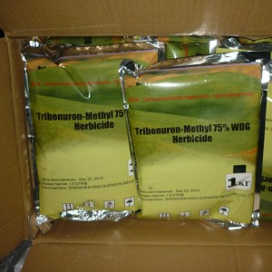 Herbiziden foar lânbou herbiziden produsearret gemikaliën produsearret Tribenuron-methyl 75%WDG