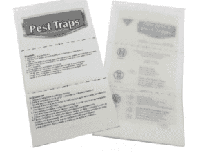 Control de plagas de Salud Pública-Trampa de papel para cucarachas