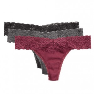 Women's Hipster Brief Nylon Spandex Underwear Thongs Är séier Bewegungen Underwear