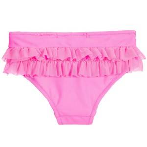 Bag-ong Kids Organic Girls Underwear With Ruffles waistbands tag-free labeling baby soft breathable cotton underwear