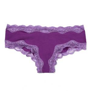 Lace Merched Merched Shorts Bow Waist Isel Panties Lingerie Merched Dillad Isaf Ailgylchu Briff Hipster Tryloyw