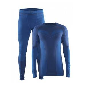 Seamless tight tactical thermal underwear men Outdoor sports function breathable training cycling thermo underwear Top & Bottom Underwear Set