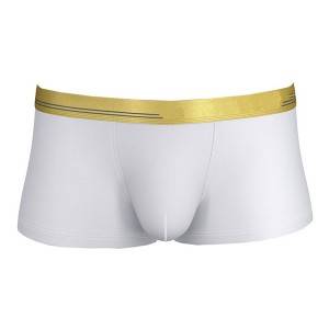 Solid Faarf Emweltfrëndlech Underwear Low-rise-Boxer-Shorts