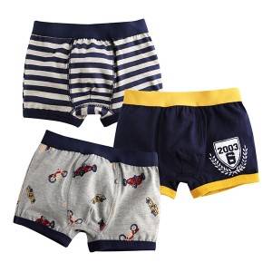 Best kids wardrobe basics Custom Cotton Boxer Shorts Teen Boys High-quality cotton In underwear underwear Primary underwear