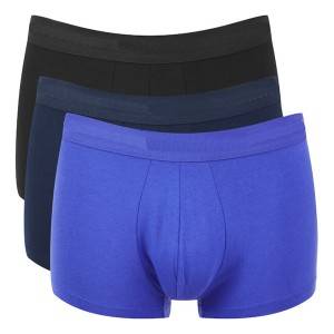 အတွင်းခံ အမျိုးသား Boxer Shorts သီးသန့် Label အော်ဂဲနစ်အခြေခံများ Stretchy နှင့် breathable Trunks