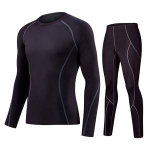 ການຮັກສາຄວາມຮ້ອນໃນລະດູຫນາວຊຸດຊັ້ນໃນຜູ້ຊາຍຄວາມຮ້ອນໄວແຫ້ງຕ້ານ microbial Stretch ຜູ້ຊາຍຮ້ອນ underwear ຜູ້ຊາຍອົບອຸ່ນ Long Johns Fitness