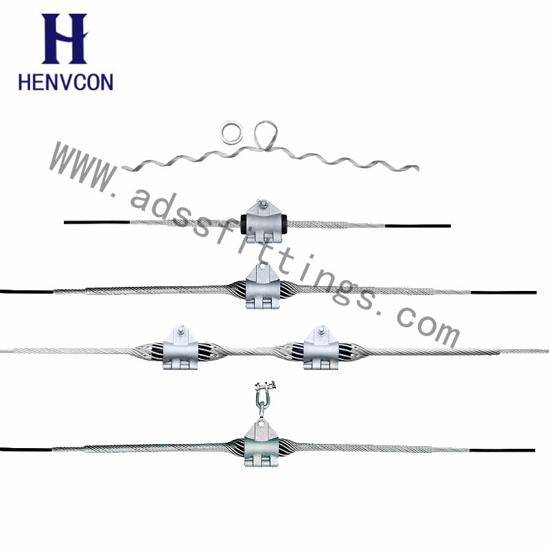 Single /Double  Suspension Clamp for OPGW/ADSS Optic Fiber Cable Apply for Tower or Pole