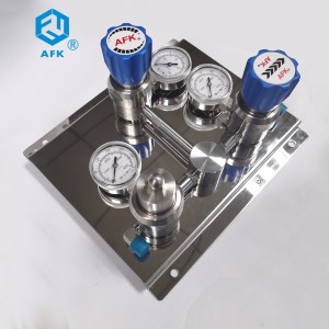 Sistemul de comutare semi-automat din oțel inoxidabil R5200 este potrivit pentru azot, oxigen, hidrogen, metan, acetilenă, argon, heliu, aer