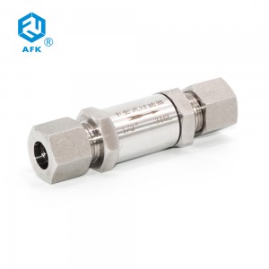 AFK 6mm / 8mm / 10mm rustfrit stål 316 ferrule filter