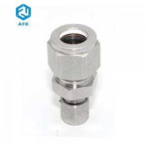 6mm SS 316 Compression Tube Fitting សហជីពកាត់បន្ថយ
