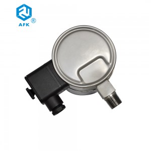 AFK Acero inoxidable 304 100 mm Presión 0-5 bar Fabricante de manómetro de contacto eléctrico