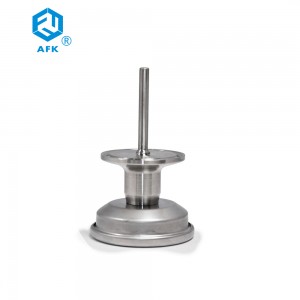 AFK औद्योगिक डायल अक्षीय क्विक चक द्वि-धातू फ्लॅंज थर्मोमीटर 100