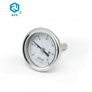 100 ℃ 120 ℃ 150 ℃ 500 ℃ Axial industriell bimetal Dial Type Thermometer